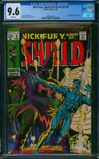 Nick Fury Agent of Shield #9 ❄️ CGC 9.6 WHITE PG ❄️ Silver Age Marvel Comic 1969 picture