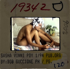 1994 Vintage Origina 35MM Slide Sasha Vinni Philip Mund Penthouse Magazine OOAK picture