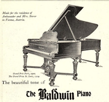 c1915 THE BALDWIN PIANO AMBASSADOR STORER VIENNA VINTAGE ADVERTISEMENT Z3412 picture