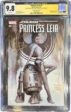 Marvel Comics Princess Leia #1 Variant Granov, Dodson CGC X JSA Autograph 9.8 picture