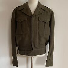 Vintage Wool Battle Dress Men Small Canadian Military picture