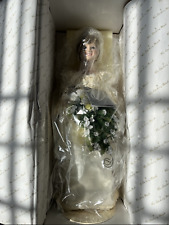 THE PRINCESS DIANA BRIDE DOLL - ROYAL WEDDING DANBURY MINT G4776 picture