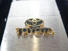 Zippo Toyota Emblem Logo Metal Plate Silver Gold Oil Lighter Regular Japan picture