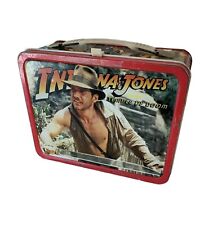 Indiana Jones And The Temple Of Doom 1984 Vintage Metal Lunch Box & Thermos picture
