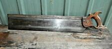 Disston Rare Antique 29in 'Ugly Old' Disston Tenon Saw  picture