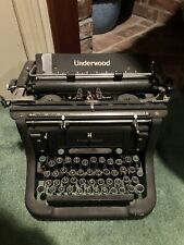 1939 Underwood Typewriter Champion Model With Black & Green Keys picture