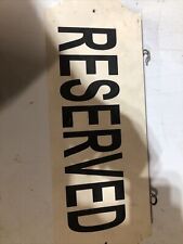 Vintage Reserved Sign- Wood picture