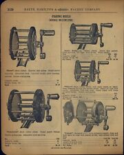 1920 PAPER AD Double Multiplying Fishing Reel Winner Cascade Portage Quadruple  picture