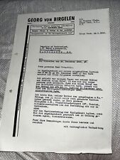 1941 Ice Skating Champion Correspondence in German to Legation of Switzerland picture