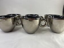 Illy 2018 Marc Quinn Espresso Cup Silver Mirror No Saucers 6 Available picture
