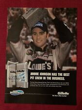 NASCAR Champion Jimmy Johnson for Gillette Deodorant 2004 Print Ad picture