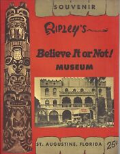 VINTAGE 1968 Ripley's Believe It or Not Museum Souvenir Program St Augustine, FL picture
