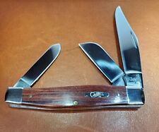 CASE XX KNIFE 7375 LARGE JUMBO STOCKMAN ROSEWOOD 3 BLADE PREOWNED YEAR 2007 picture