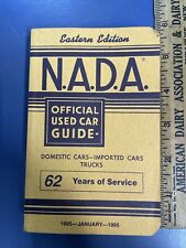 Vintage NADA Used Car Price Guide January 1995 Eastern Edition picture