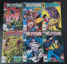 WOLVERINE SET OF 18 CLASSIC ISSUES (1988) MARVEL COMICS MARC MARC SILVESTRI picture