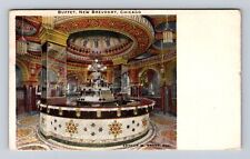 Chicago IL-Illinois, Buffet New Brevoort, Antique, Vintage c1910 Postcard picture