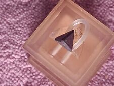 Rare single crystal zunyite(10mm edge size) with inclusions of hematite picture