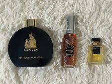Vintage Arpege Lanvin mixed lot of 3 Parfum Perfumed Body FRANCE picture