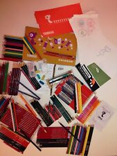 XL lot of VTG NOS pre or unsharpened mid-century MIUSA Dixon colored pencils + picture
