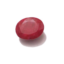 Gorgeous Unique Red Ruby Faceted Oval Shape 10.90 Crt Red Ruby Loose Gemstone picture