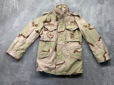 US Army Desert Camo M65 Field Jacket Cold Weather Coat Small Regular Airborne picture