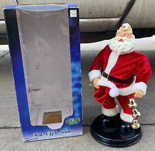 Gemmy HATS OFF TO SANTA Animated Christmas Decoration w/Box NEEDS HELP / WORK picture