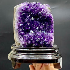 5.5LB Natural Amethyst geode quartz cluster crystal specimen Healing picture