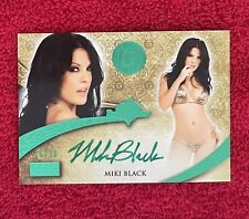 RARE Miki Black 2016 GOLD Edition #d/10 Autograph Benchwarmer Card Auto GREEN picture
