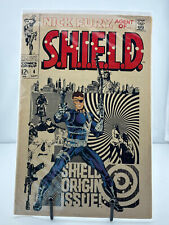 NICK FURY AGENT OF SHIELD #4 - Key Origin of Nick Fury & SHIELD - 1968 picture