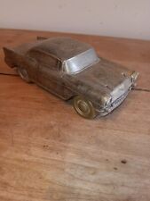 Vintage 1974 Banthrico Coin Bank Metal Car Toy Chevy Bel Air picture