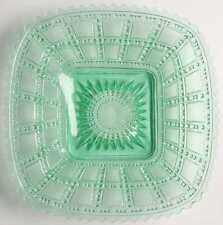 Imperial Glass-Ohio Beaded Block Green Square Plate 3541722 picture