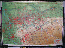 Schulwandkarte Map Rheinland Westphalia Ruhr Area Pot 219x160 1z50.000 picture