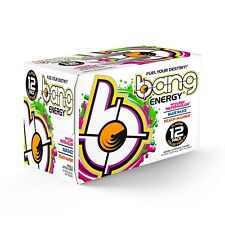 Bang Energy 3Flavor Variety Pack- Peach Mango,Blue Razz,Wyldlin' Watermelon 12pk picture