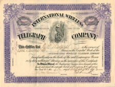 International Wireless Telegraph Co. - Telephone & Telegraph picture