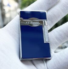 Blue Silver Wheel DuPont Lighter picture