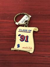 Vintage 1991 Class of '91 Keychain Enamel Replacement Deadstock picture