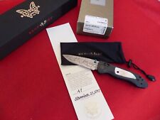 Benchmade 698-181 Foray GOLD CLASS LIMITED EDITION RARE DISCONTINUED knife picture