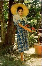 Philippines Postcard Pretty Filipina Woman Girl 1961 SO picture