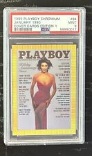1995 Playboy Chromium 84 January 1990 Cover Cards Ed. 1 PSA Graded  picture