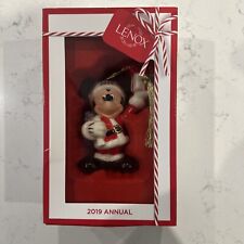 Lenox Disney 2019 Annual Merry Mickey Mouse Ornament NEW IN BOX picture