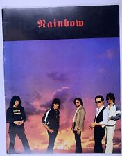 Rainbow Ritchie Blackmore's  Programme Original Down To Earth European Tour 1980 picture