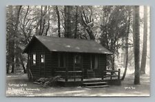 Reynold's Redwoods Cottage 20 Piercy California RPPC Vintage Postcard picture