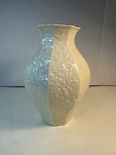 Lenox Garden Collection 9” / Top 3.75” Opening Vase with Gold Trim Very Good picture