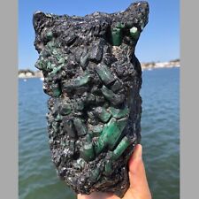 4.2 kilos Brazilian emerald matrix specimen, extremely rare. picture
