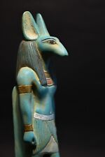 Seth-Rare ancient egyptian statue of god of war antique finish, made in Egypt picture