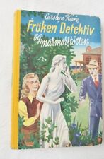Old 1956 Norwegian Nancy Drew Book -  The Whispering Statue  - Carolyn Keene picture