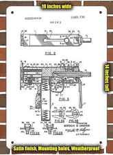 Metal Sign - 1972 Ingram Mac-10 Patent- 10x14 inches picture