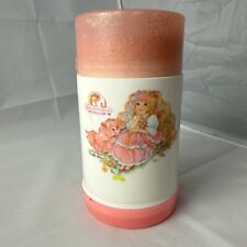  1986 Holly Hobbie Lovely Lady Locks Thermos Vintage Pink White 80s picture