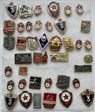 Vintage Set of Soviet Russian badges of the USSR picture