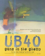 HFBK64 PICTURE/ADVERT 13X11 UB 40 : GUNS IN THE GHETTO picture